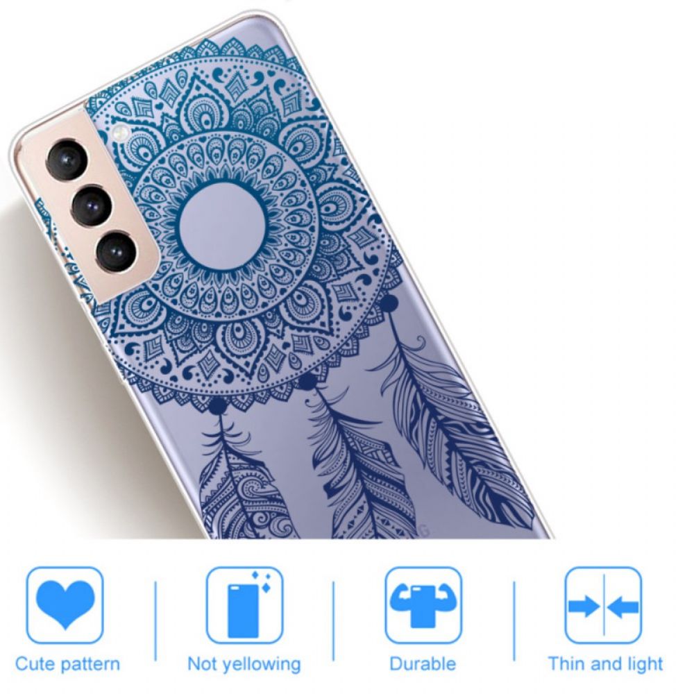 Hoesje voor Samsung Galaxy S22 Plus 5G Enkele Bloemenmandala