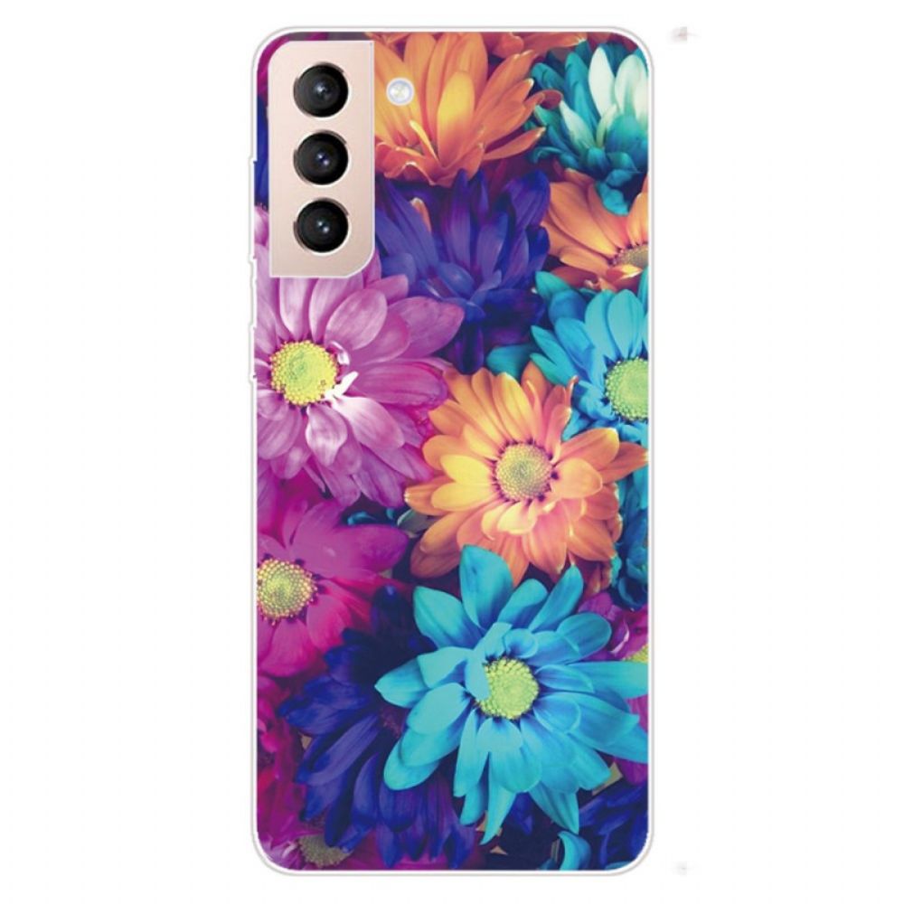 Hoesje voor Samsung Galaxy S22 Plus 5G Flexibele Bloemen