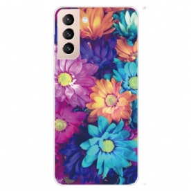 Hoesje voor Samsung Galaxy S22 Plus 5G Flexibele Bloemen