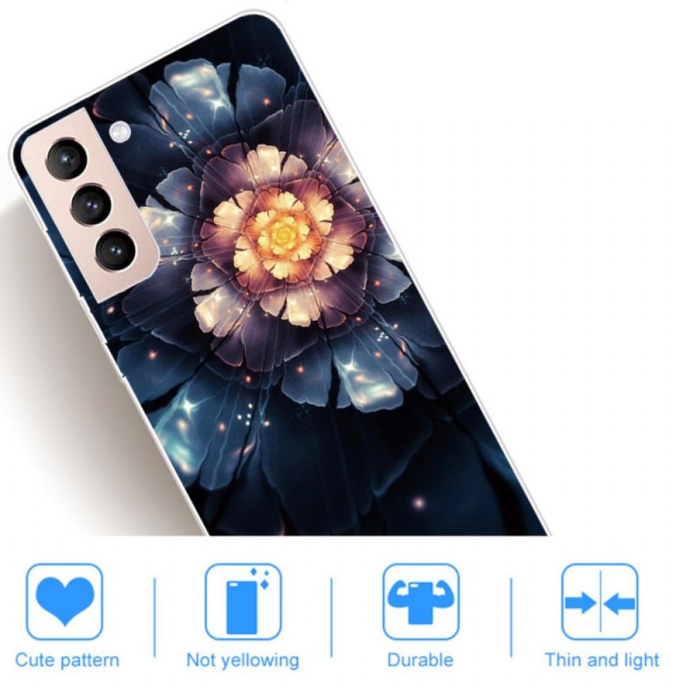 Hoesje voor Samsung Galaxy S22 Plus 5G Flexibele Bloemen