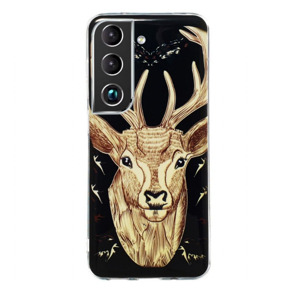 Hoesje voor Samsung Galaxy S22 Plus 5G Fluorescerend Majestueus Hert