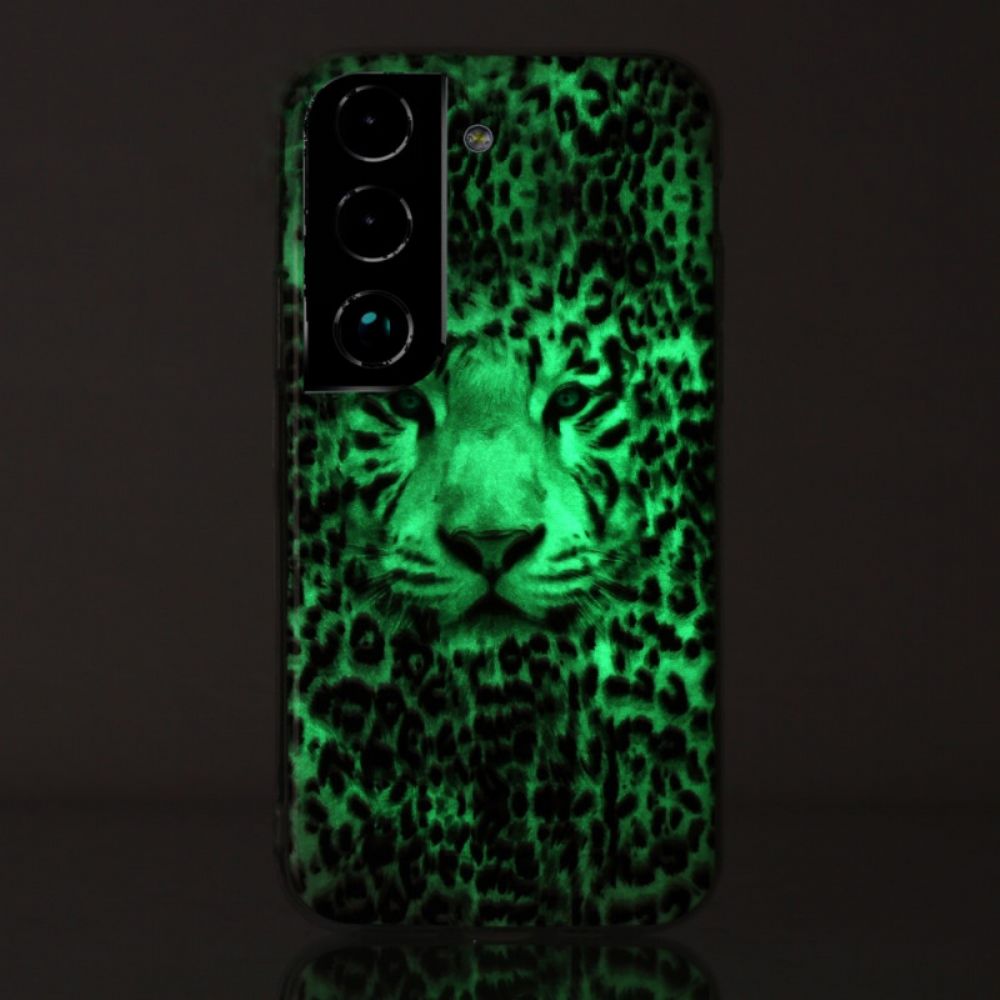 Hoesje voor Samsung Galaxy S22 Plus 5G Fluorescerende Luipaard