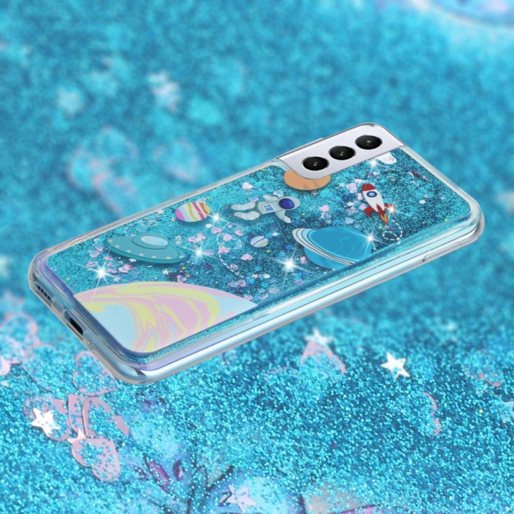 Hoesje voor Samsung Galaxy S22 Plus 5G Glitterruimte