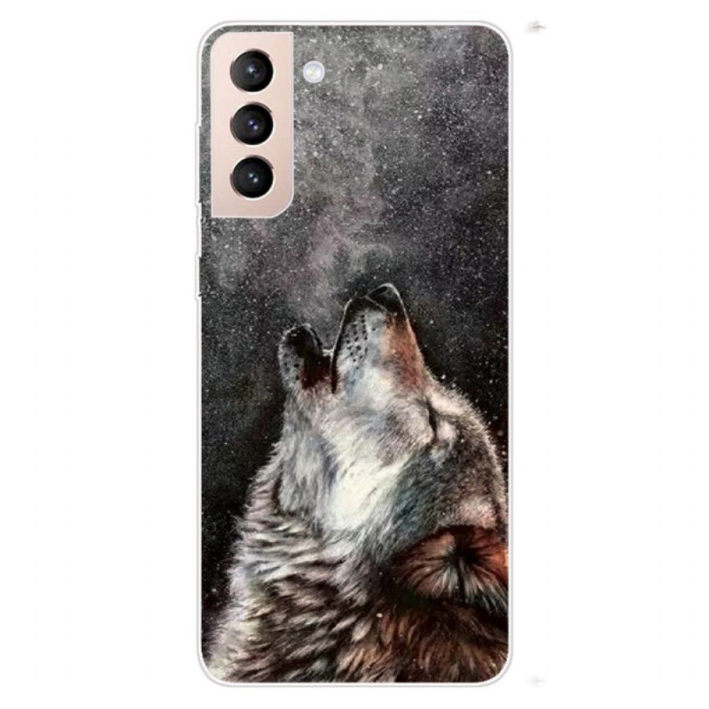 Hoesje voor Samsung Galaxy S22 Plus 5G Grote Wolf