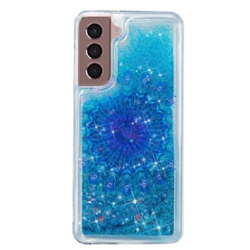 Hoesje voor Samsung Galaxy S22 Plus 5G Mandala Met Pailletten