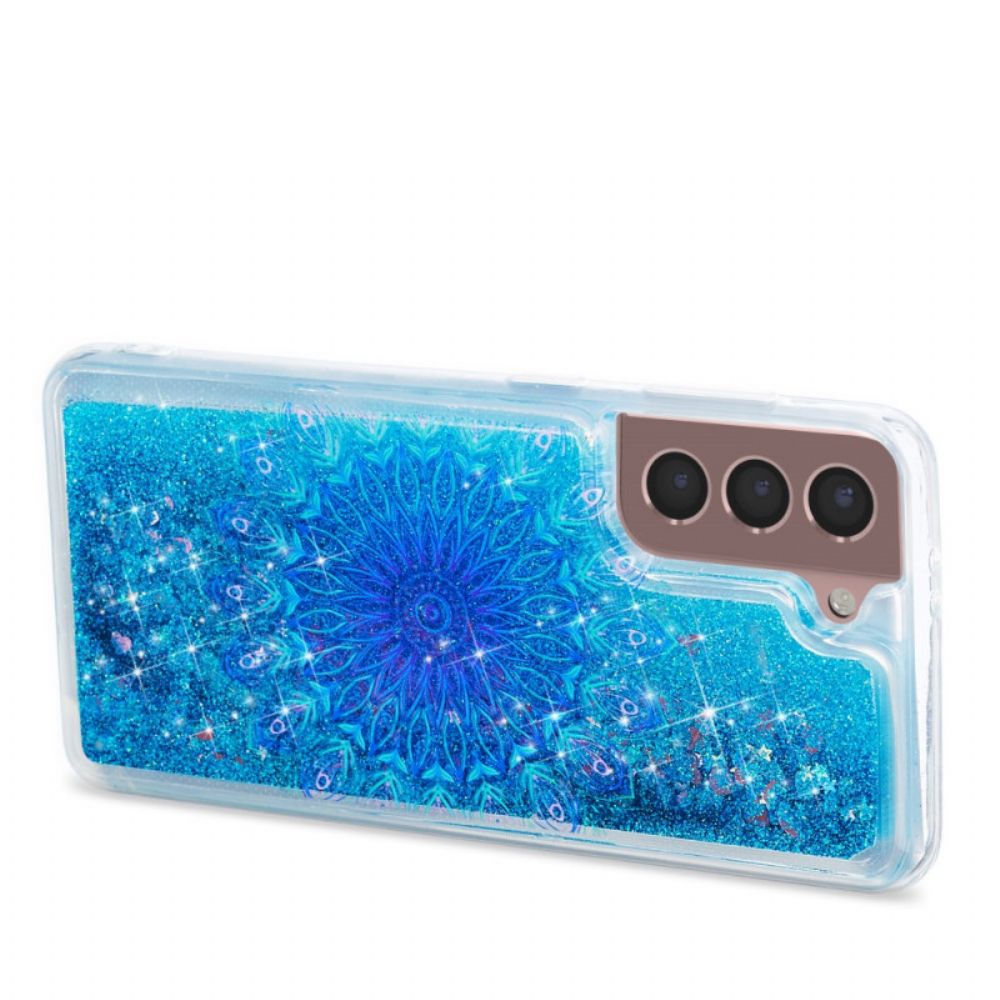 Hoesje voor Samsung Galaxy S22 Plus 5G Mandala Met Pailletten