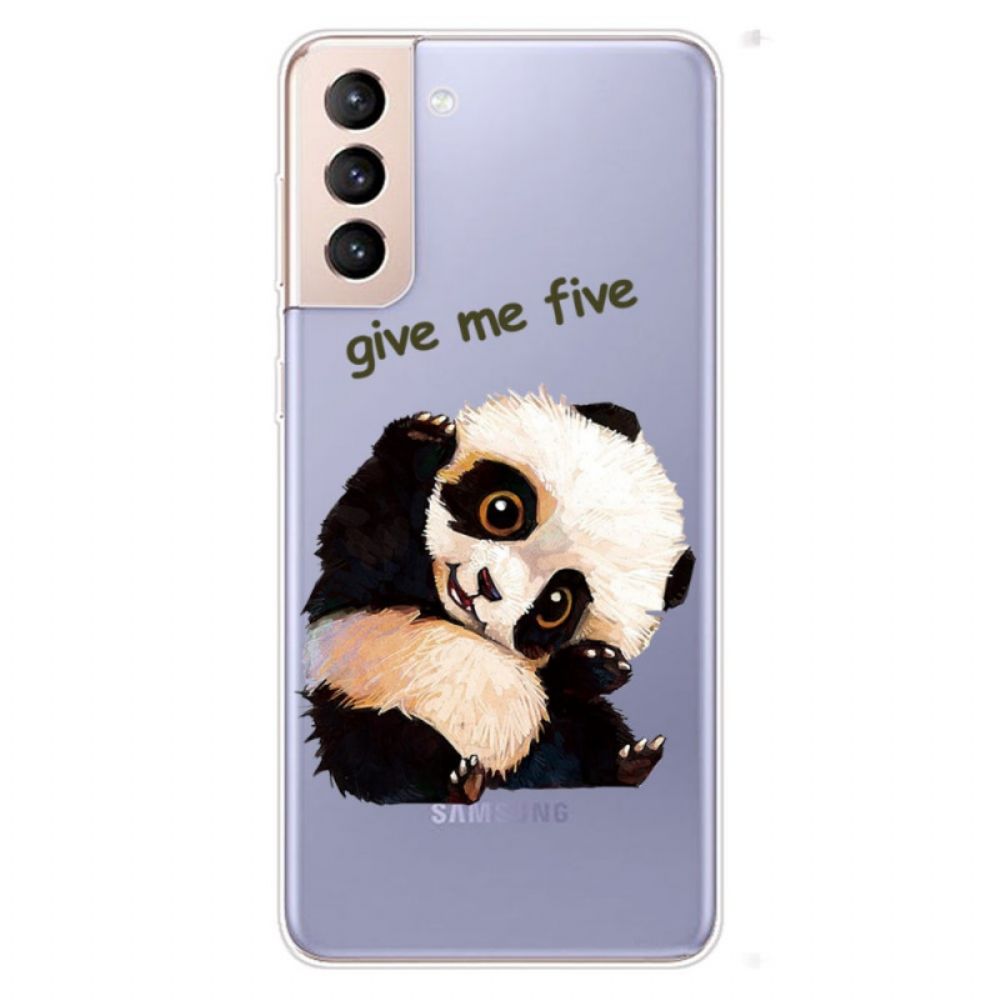 Hoesje voor Samsung Galaxy S22 Plus 5G Panda Geef Me Vijf