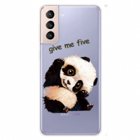 Hoesje voor Samsung Galaxy S22 Plus 5G Panda Geef Me Vijf