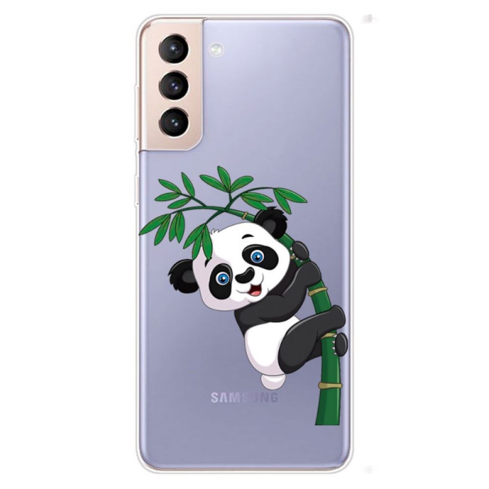 Hoesje voor Samsung Galaxy S22 Plus 5G Panda Op Bamboe