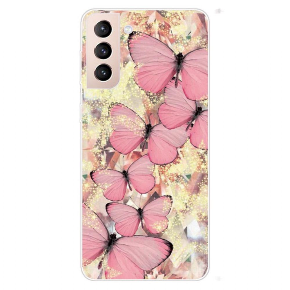 Hoesje voor Samsung Galaxy S22 Plus 5G Vlinders Vlinders