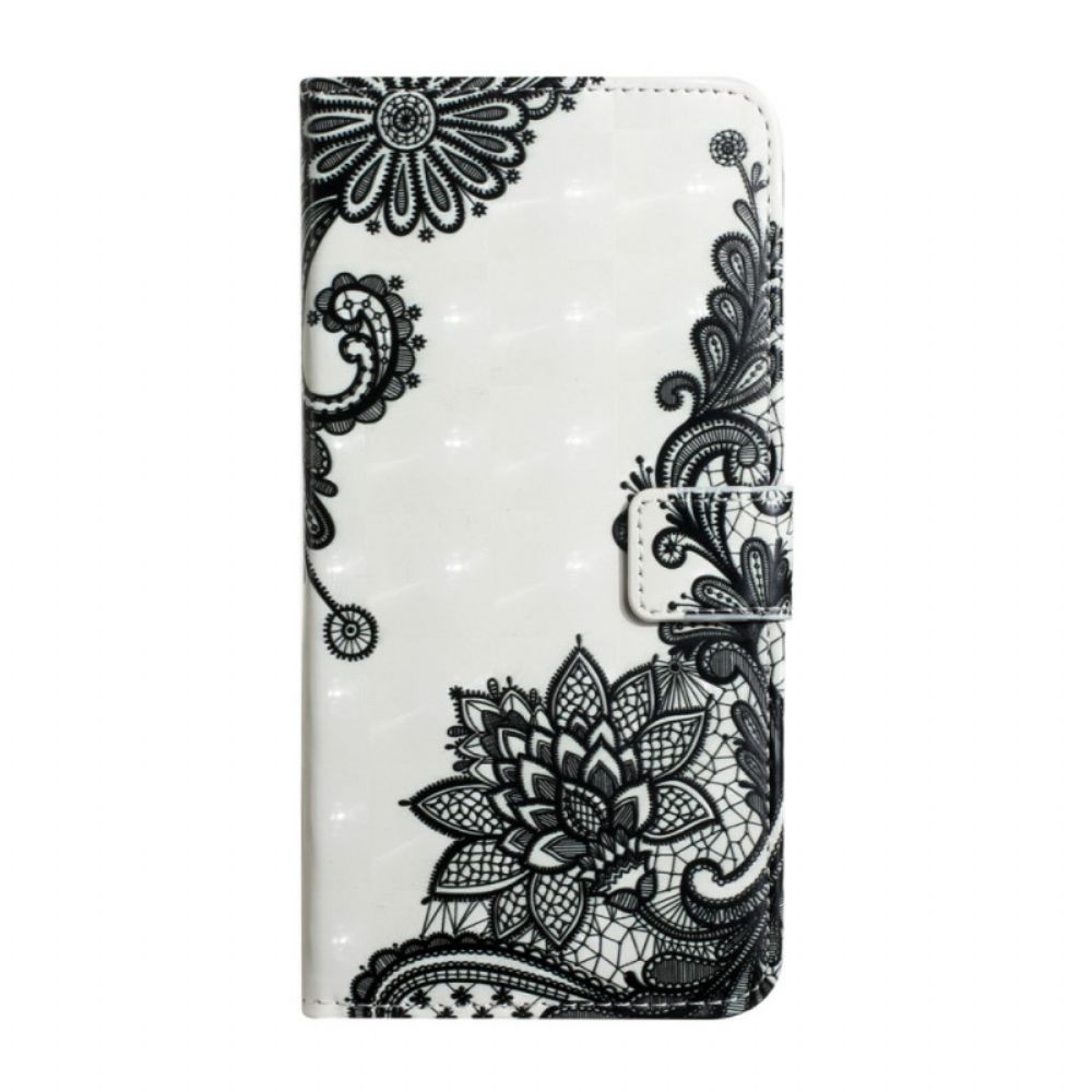 Leren Hoesje voor Samsung Galaxy S22 Plus 5G Kant