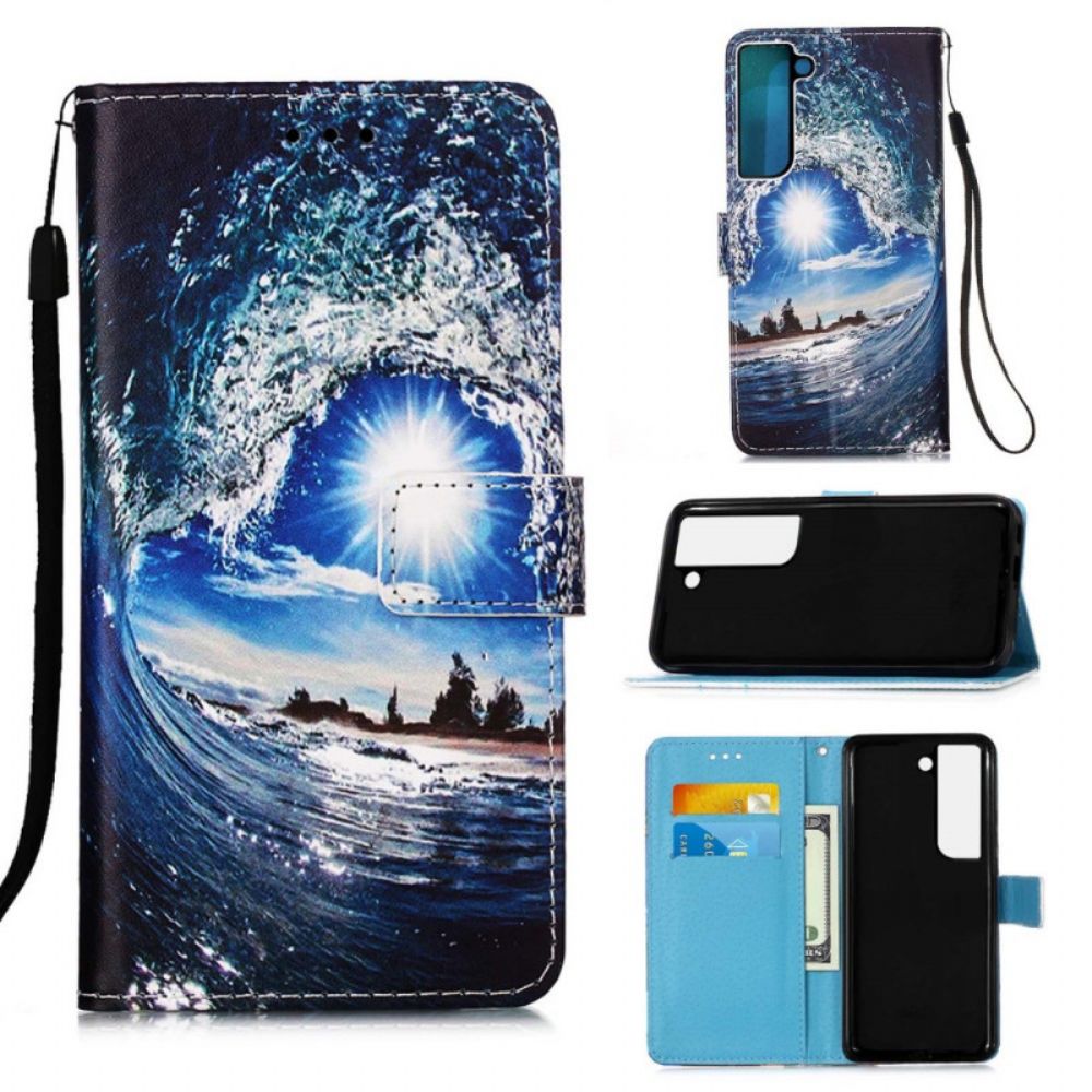 Leren Hoesje voor Samsung Galaxy S22 Plus 5G Kiff De Golf