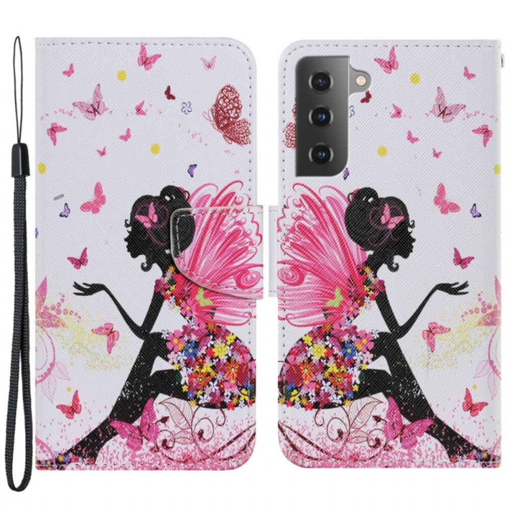 Leren Hoesje voor Samsung Galaxy S22 Plus 5G Magische Fee