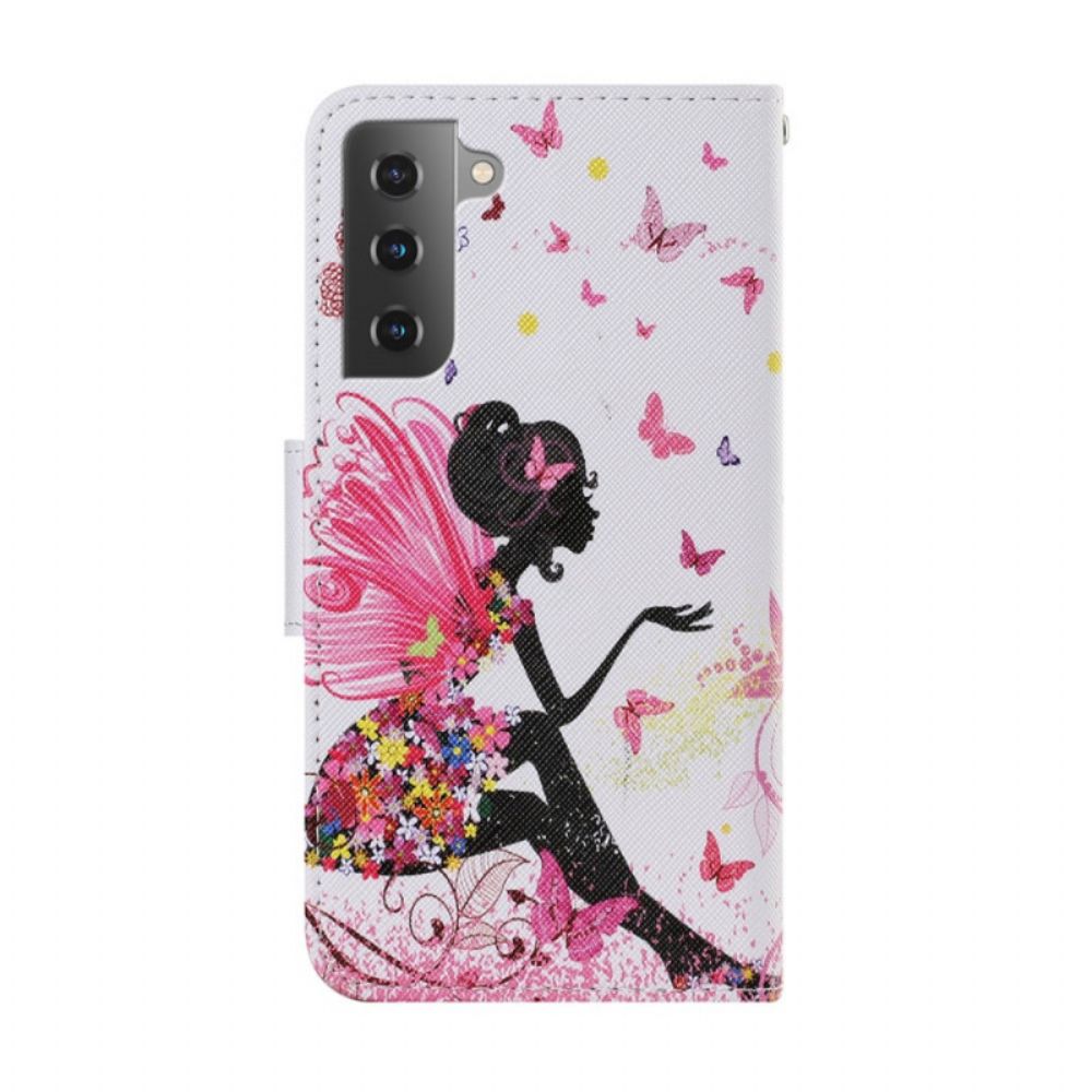 Leren Hoesje voor Samsung Galaxy S22 Plus 5G Magische Fee