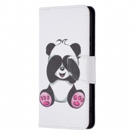 Leren Hoesje voor Samsung Galaxy S22 Plus 5G Panda Plezier