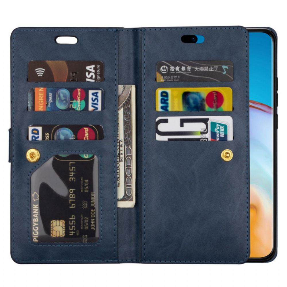 Leren Hoesje voor Samsung Galaxy S22 Plus 5G Portemonnee En Lanyard