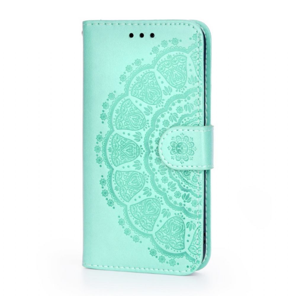 Leren Hoesje voor Samsung Galaxy S22 Plus 5G Totem Mandala