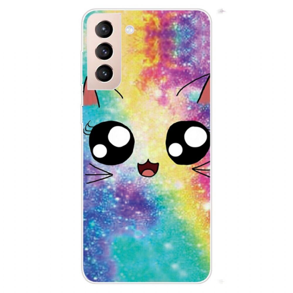 Telefoonhoesje voor Samsung Galaxy S22 Plus 5G Cartoon Kat