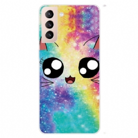 Telefoonhoesje voor Samsung Galaxy S22 Plus 5G Cartoon Kat