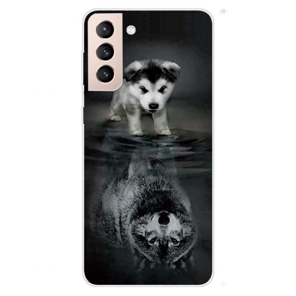 Telefoonhoesje voor Samsung Galaxy S22 Plus 5G Droom Van Puppy