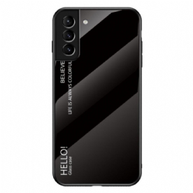 Telefoonhoesje voor Samsung Galaxy S22 Plus 5G Hallo Gehard Glas