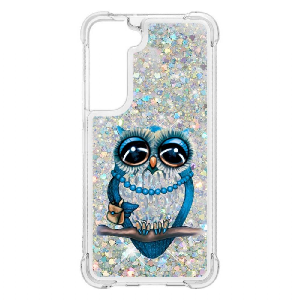 Telefoonhoesje voor Samsung Galaxy S22 Plus 5G Miss Glitteruil