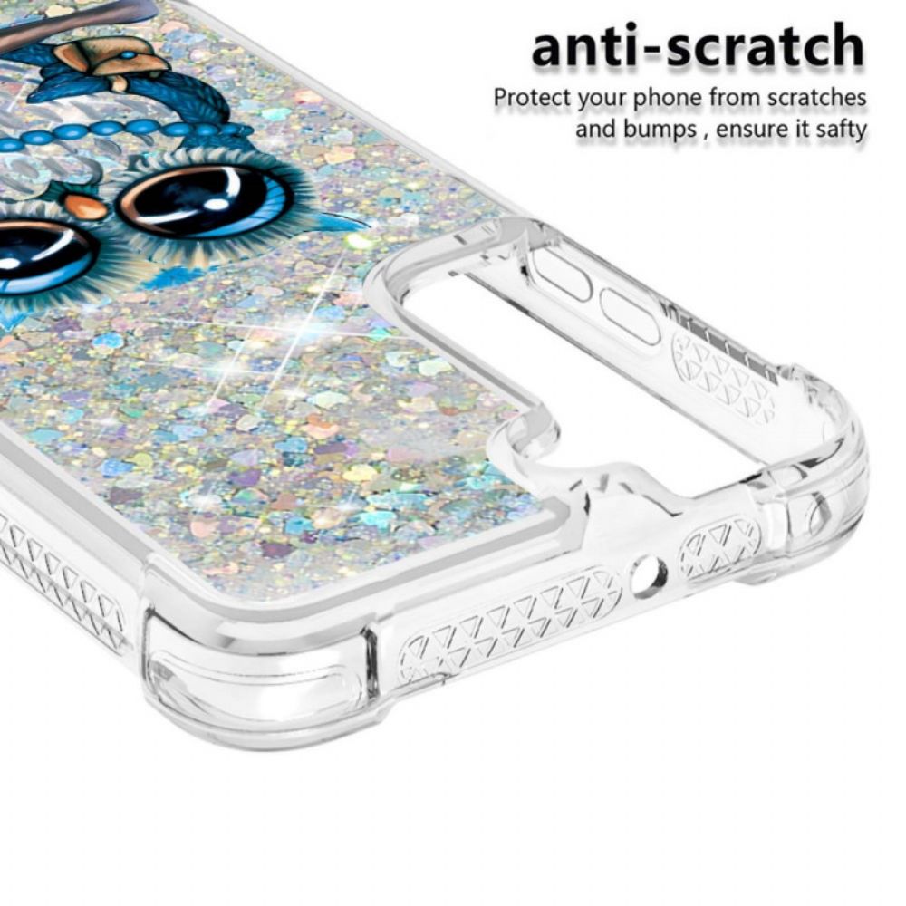 Telefoonhoesje voor Samsung Galaxy S22 Plus 5G Miss Glitteruil