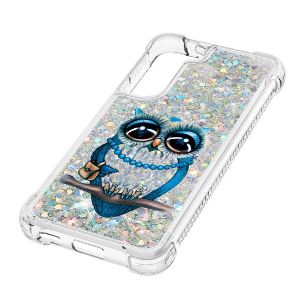 Telefoonhoesje voor Samsung Galaxy S22 Plus 5G Miss Glitteruil