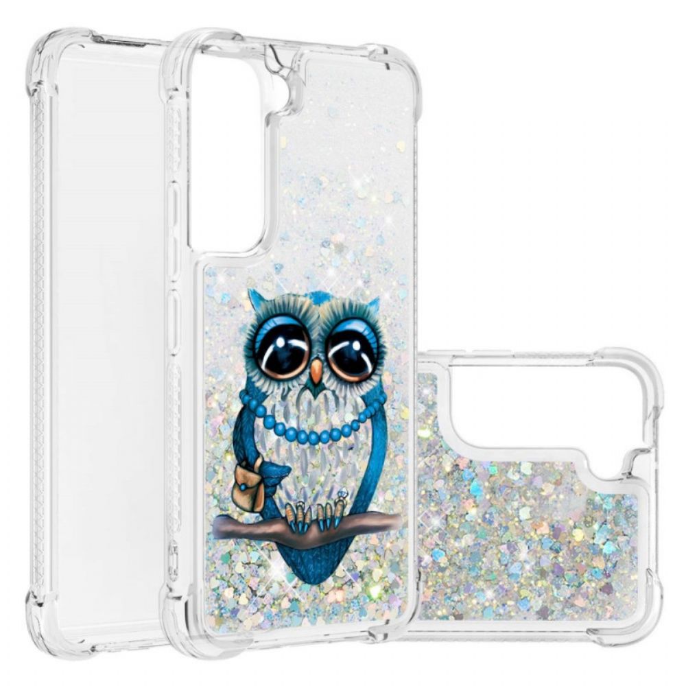 Telefoonhoesje voor Samsung Galaxy S22 Plus 5G Miss Glitteruil