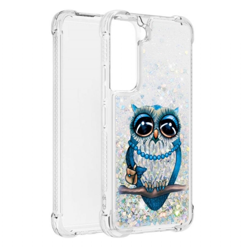 Telefoonhoesje voor Samsung Galaxy S22 Plus 5G Miss Glitteruil