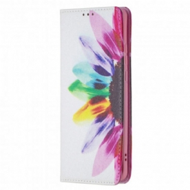 Bescherming Hoesje voor Huawei P50 Pro Folio-hoesje Aquarel Bloem