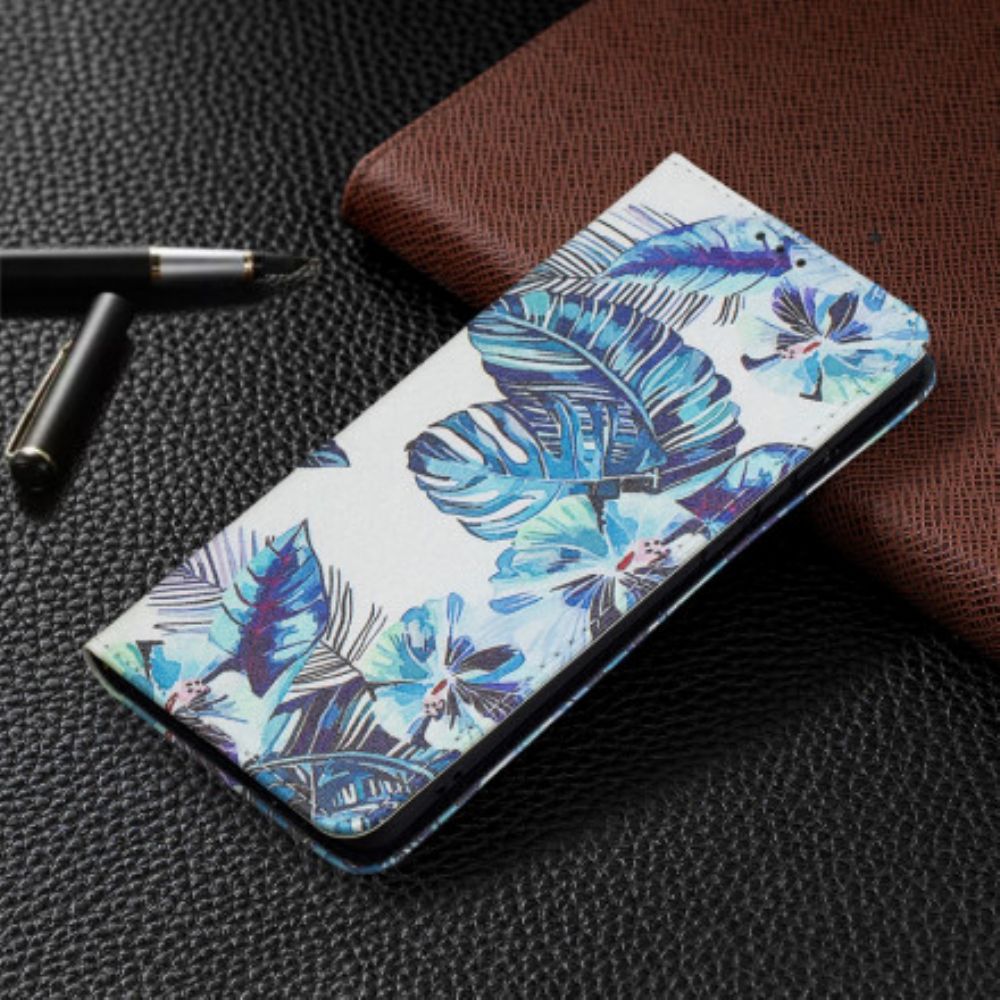 Bescherming Hoesje voor Huawei P50 Pro Folio-hoesje Bladeren