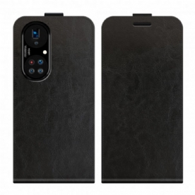 Folio-hoesje voor Huawei P50 Pro Flip Case Verticaal Leereffect Met Flap