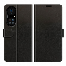 Folio-hoesje voor Huawei P50 Pro Stijl Lederen Ontwerp