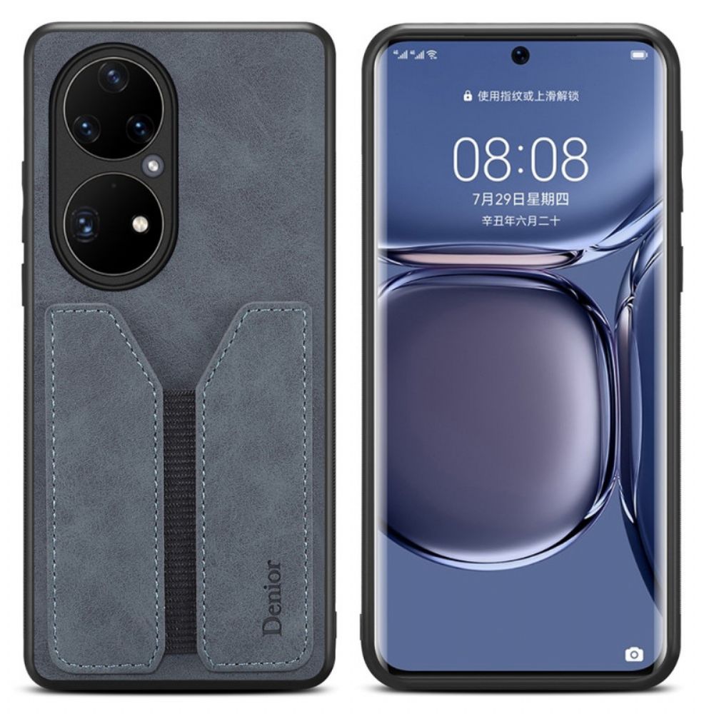 Hoesje voor Huawei P50 Pro Denior Elastische Kaarthouder