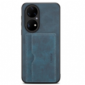 Hoesje voor Huawei P50 Pro Denior-kaarthouder