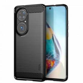 Hoesje voor Huawei P50 Pro Mofi Geborstelde Koolstofvezel