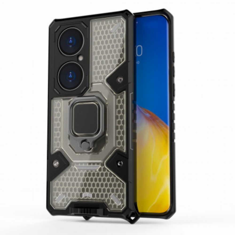 Hoesje voor Huawei P50 Pro Resistente Hybride Honingraatstijl