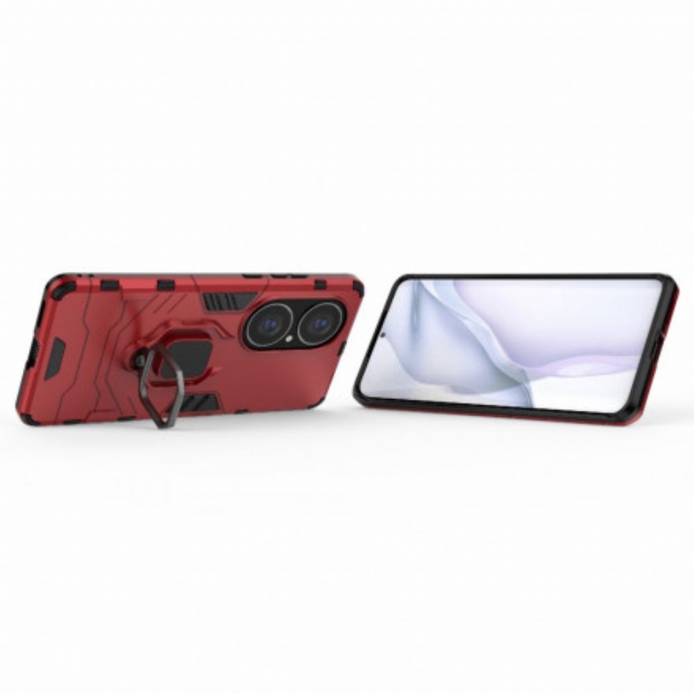 Hoesje voor Huawei P50 Pro Resistente Ring