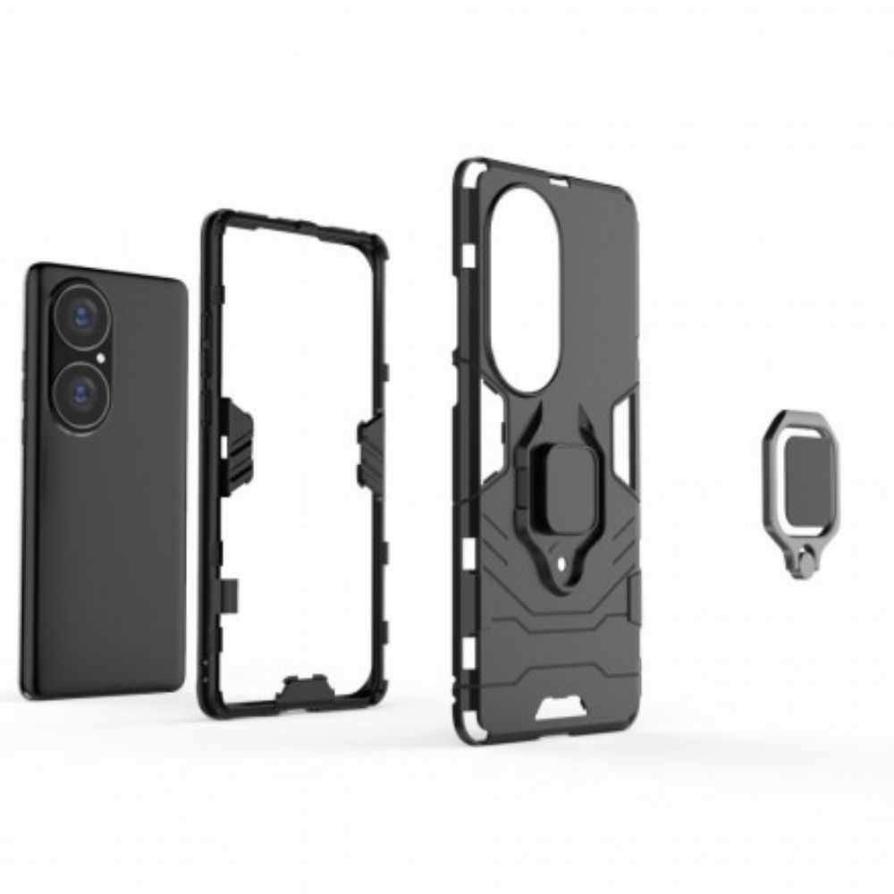 Hoesje voor Huawei P50 Pro Resistente Ring