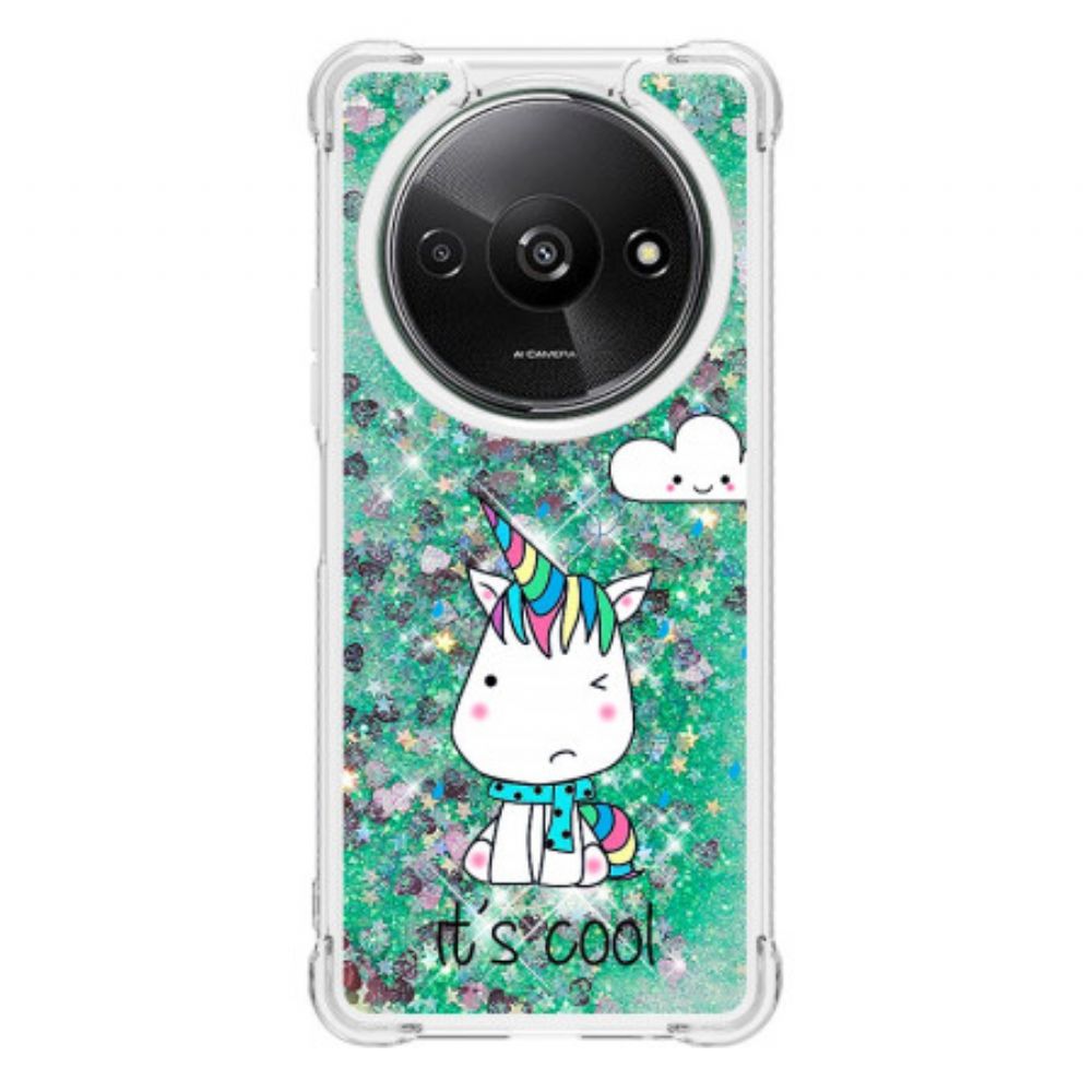 Cover Hoesje Poco C61 Telefoonhoesje Eenhoornglitter