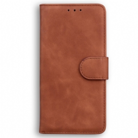 Flip Case Leren Poco C61 Coutureleereffect