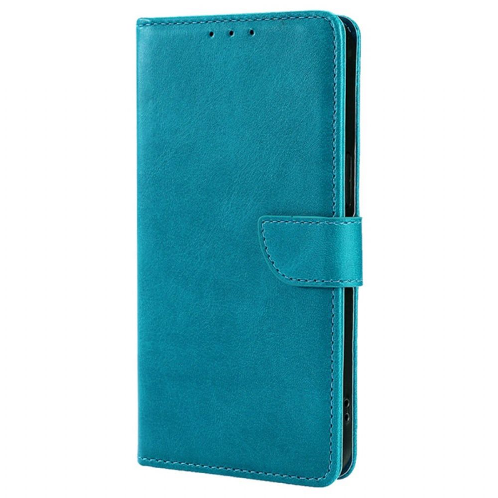 Flip Case Leren Poco C61 Retro