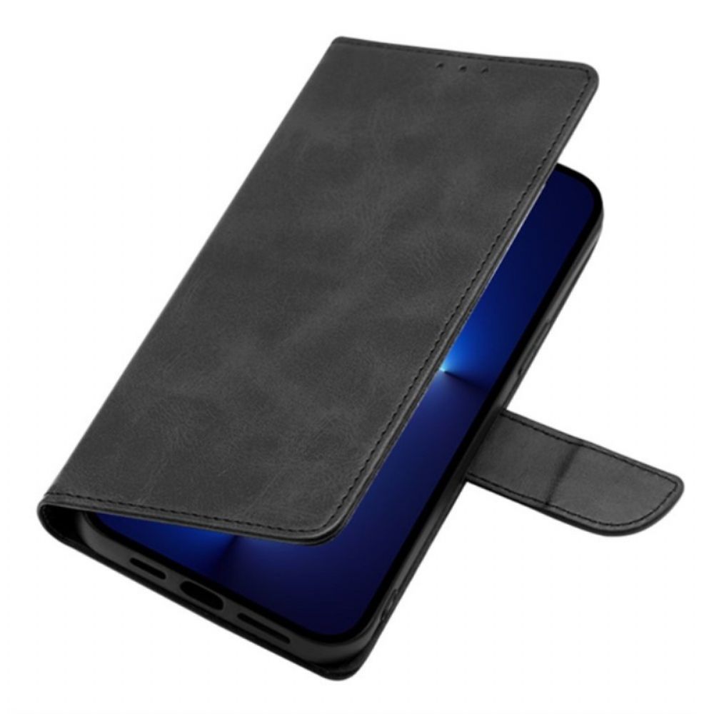 Flip Case Leren Poco C61 Retro