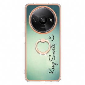 Hoesje Voor Poco C61 Keep Smile-ringhouder