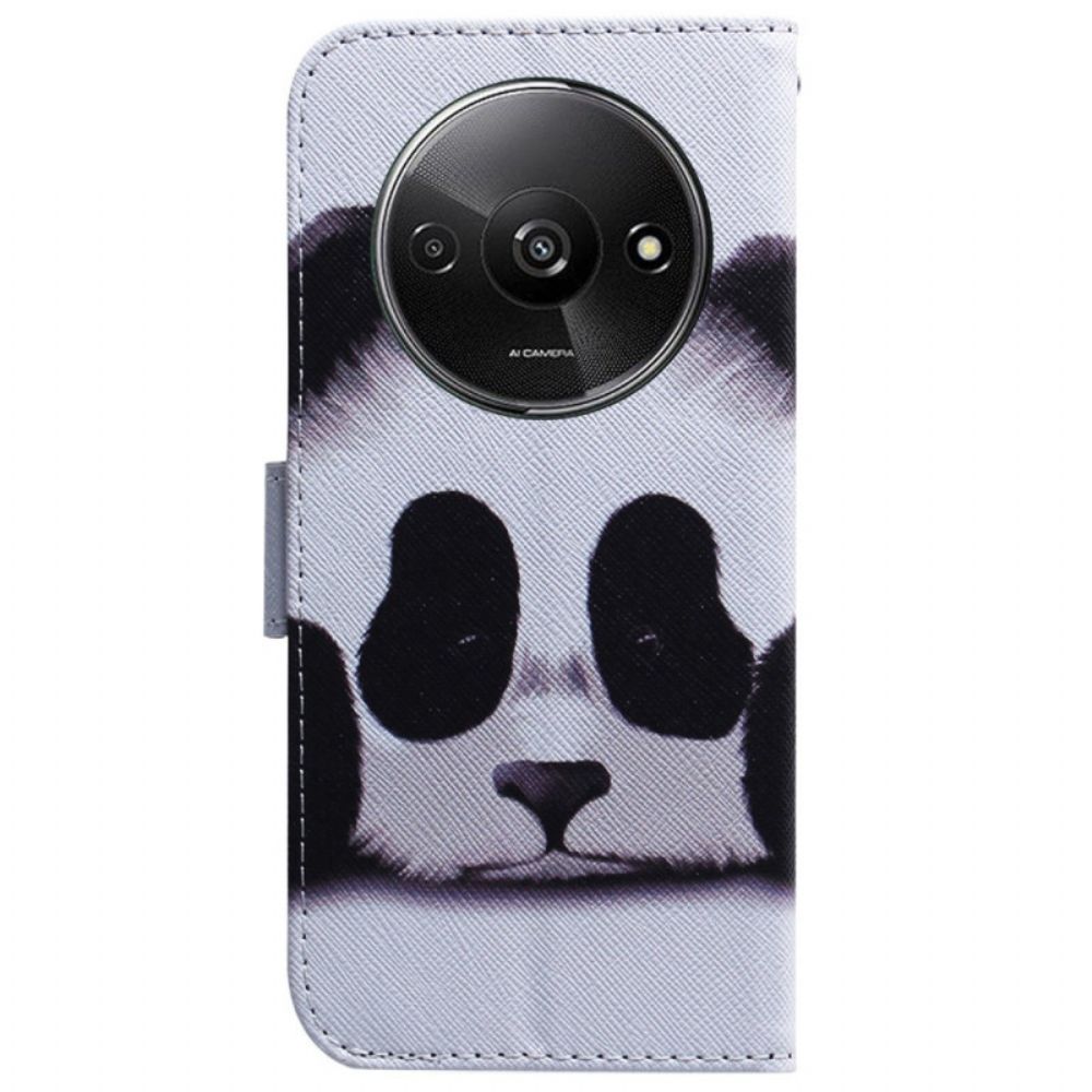 Leren Hoesje Poco C61 Panda Bescherming Hoesje