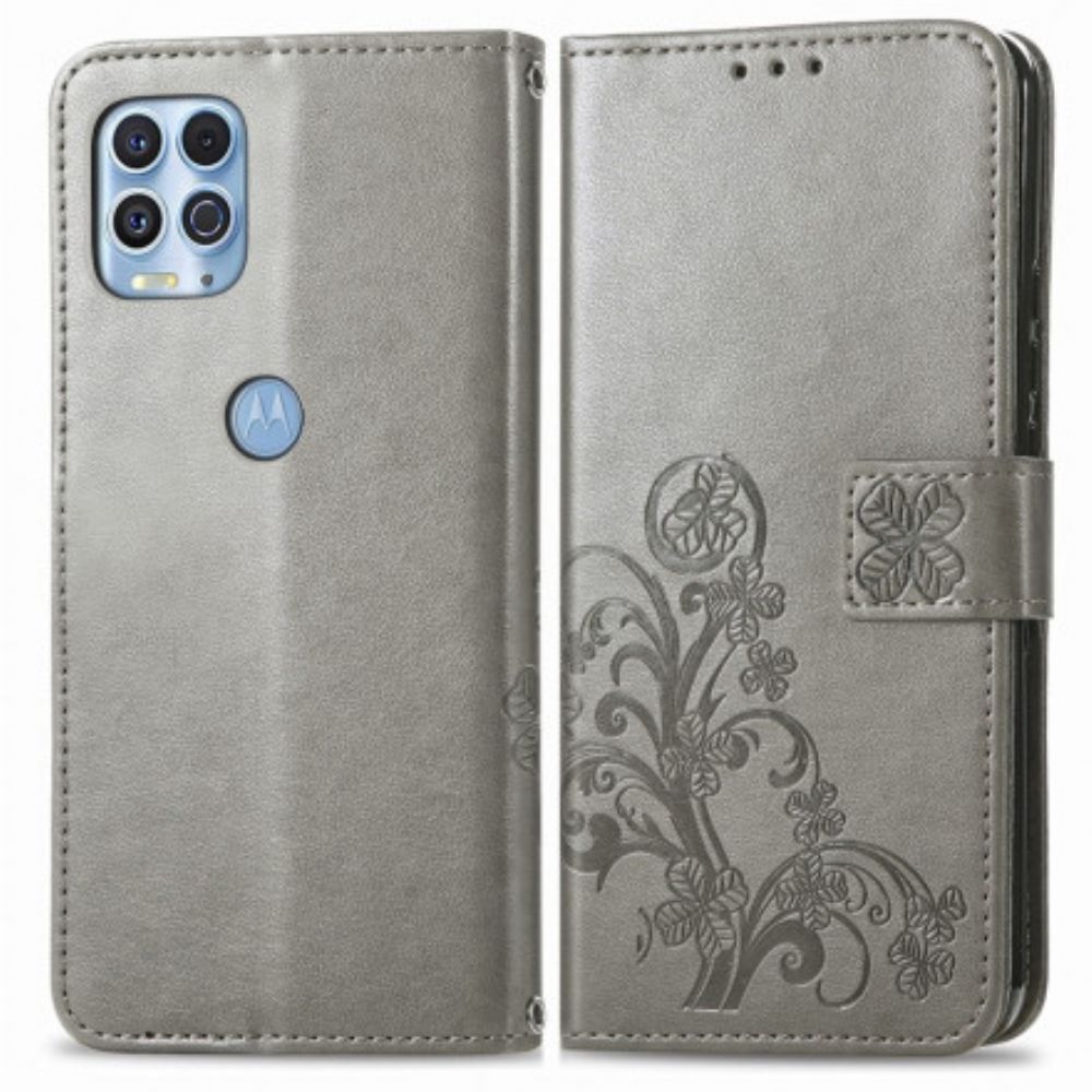 Folio-hoesje voor Moto G100 Aziatische Bloemen