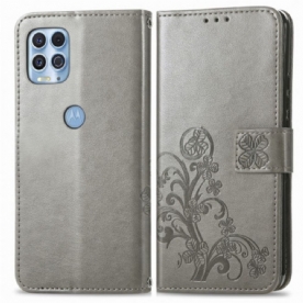 Folio-hoesje voor Moto G100 Aziatische Bloemen