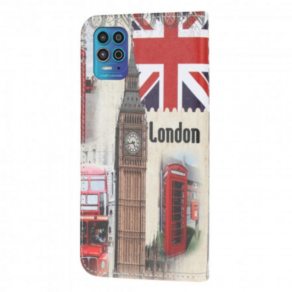 Folio-hoesje voor Moto G100 Londen Leven