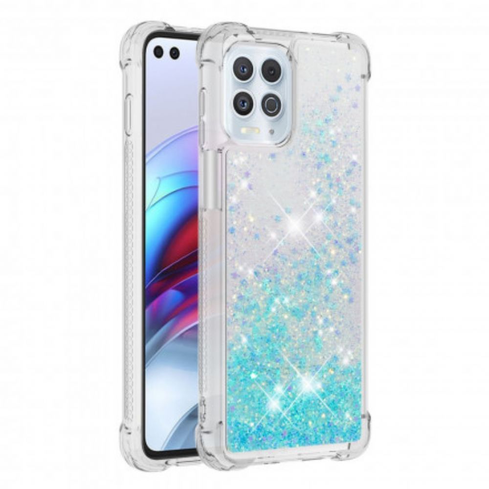 Hoesje voor Moto G100 Verlangen Glitter